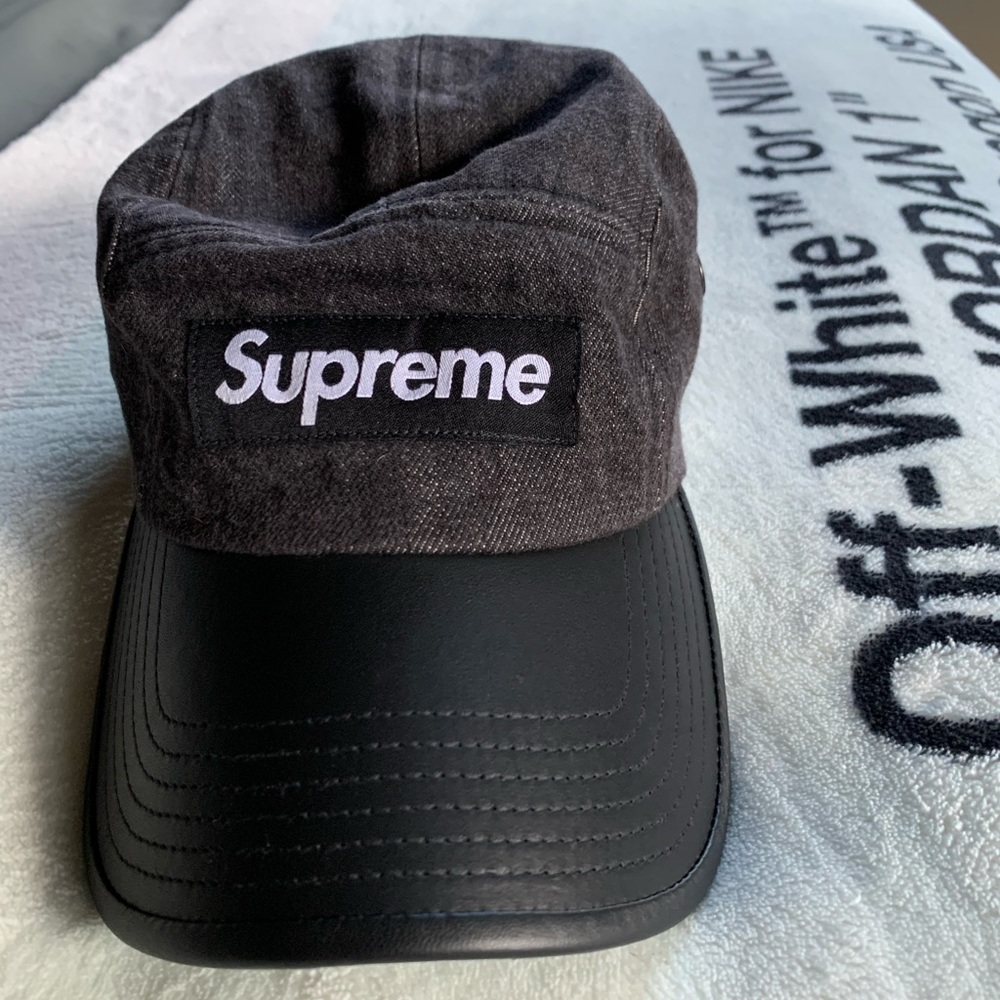 Supreme Bogo Hat 2 Tone Denim Black